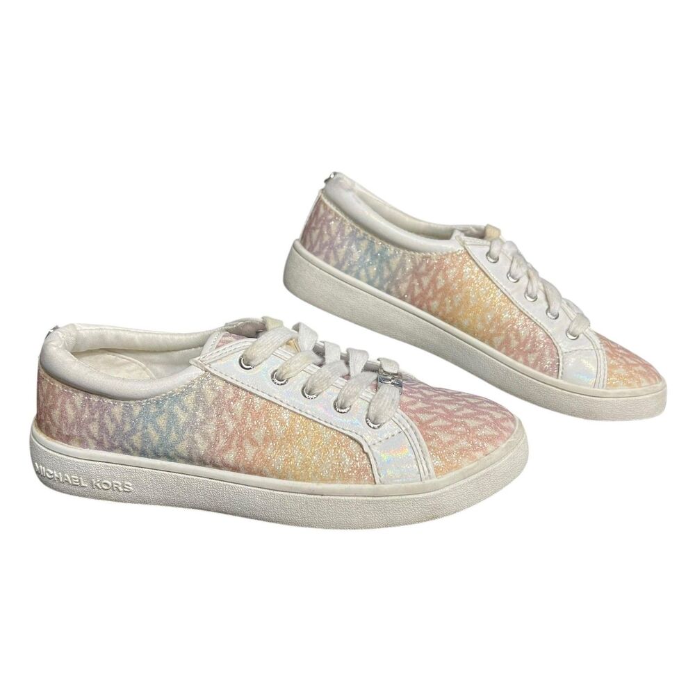 Michael Michael Kors Shoes Girls Size 2 Pastel Unicorn Glitter Jem Miracle-888